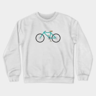 aquamarine  bicycle Crewneck Sweatshirt